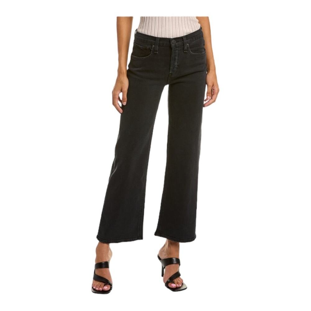 Hudson Jeans Rosie Black Ash Wide Leg Jean Size 29 NWOT